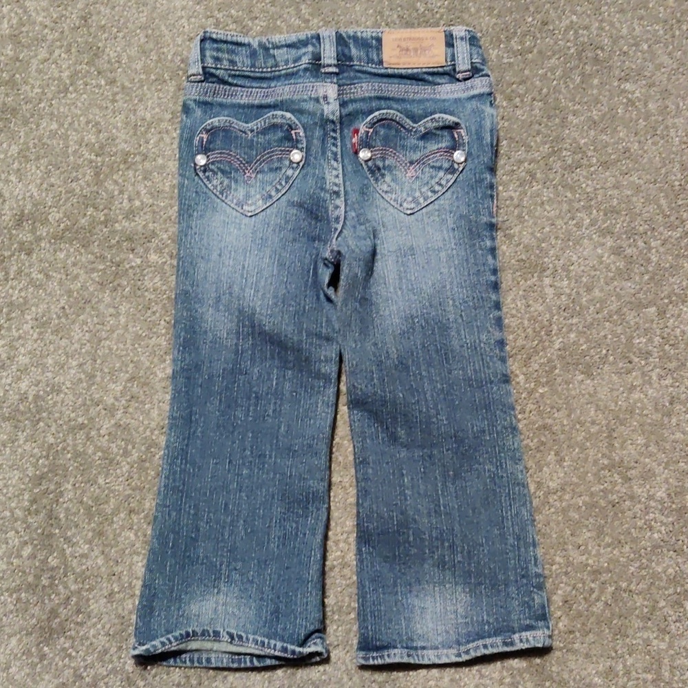 LEVI'S boot cut fit jeans for girls size 2T